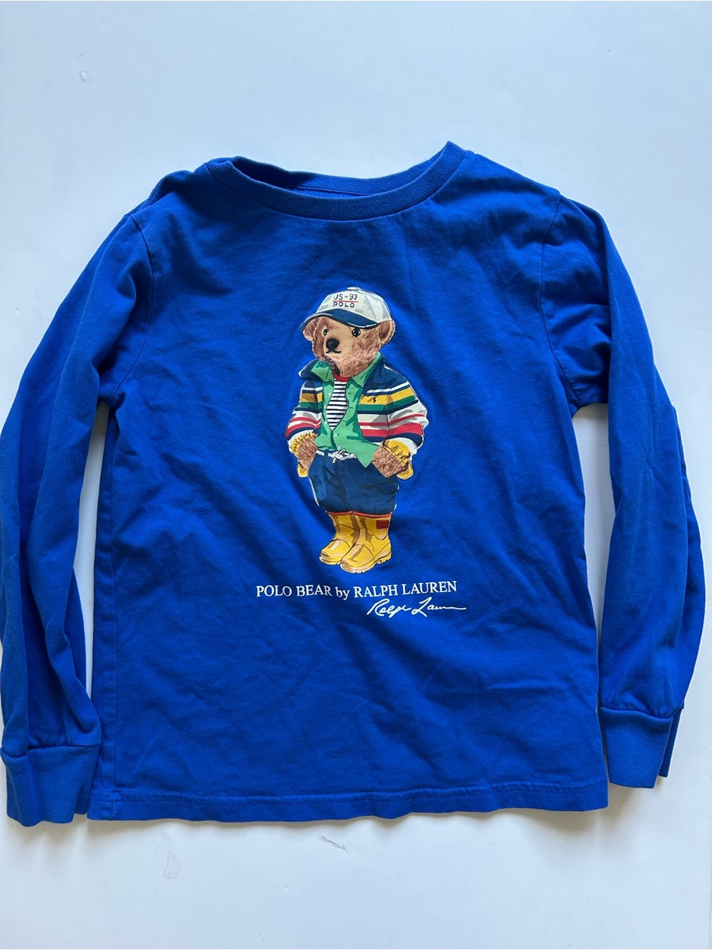 Ralph Lauren Little Boys Polo Bear Cotton Jersey Long-Sleeve Tee - Picture 3 of 11